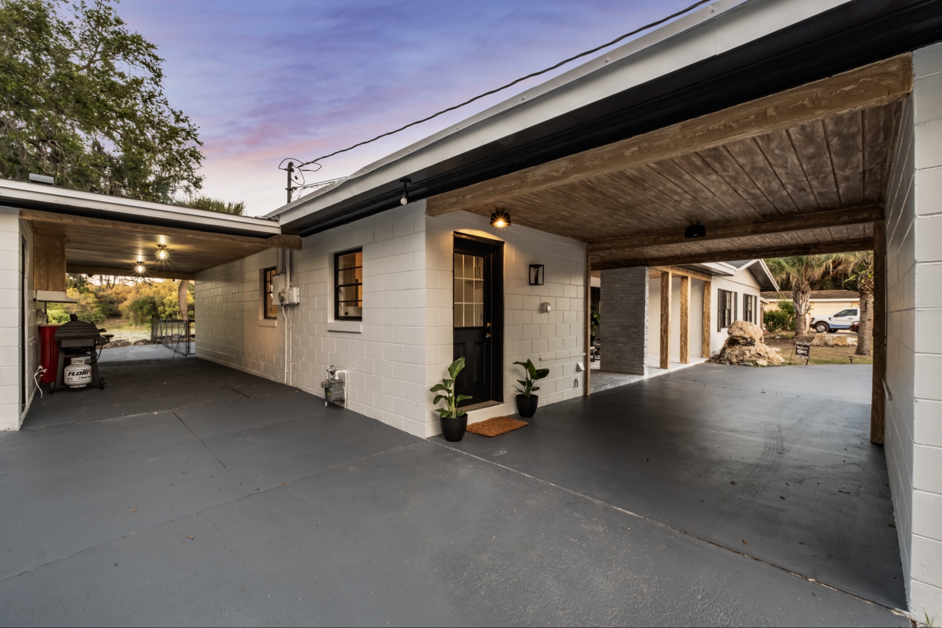 Covered Patio — Dual Access
