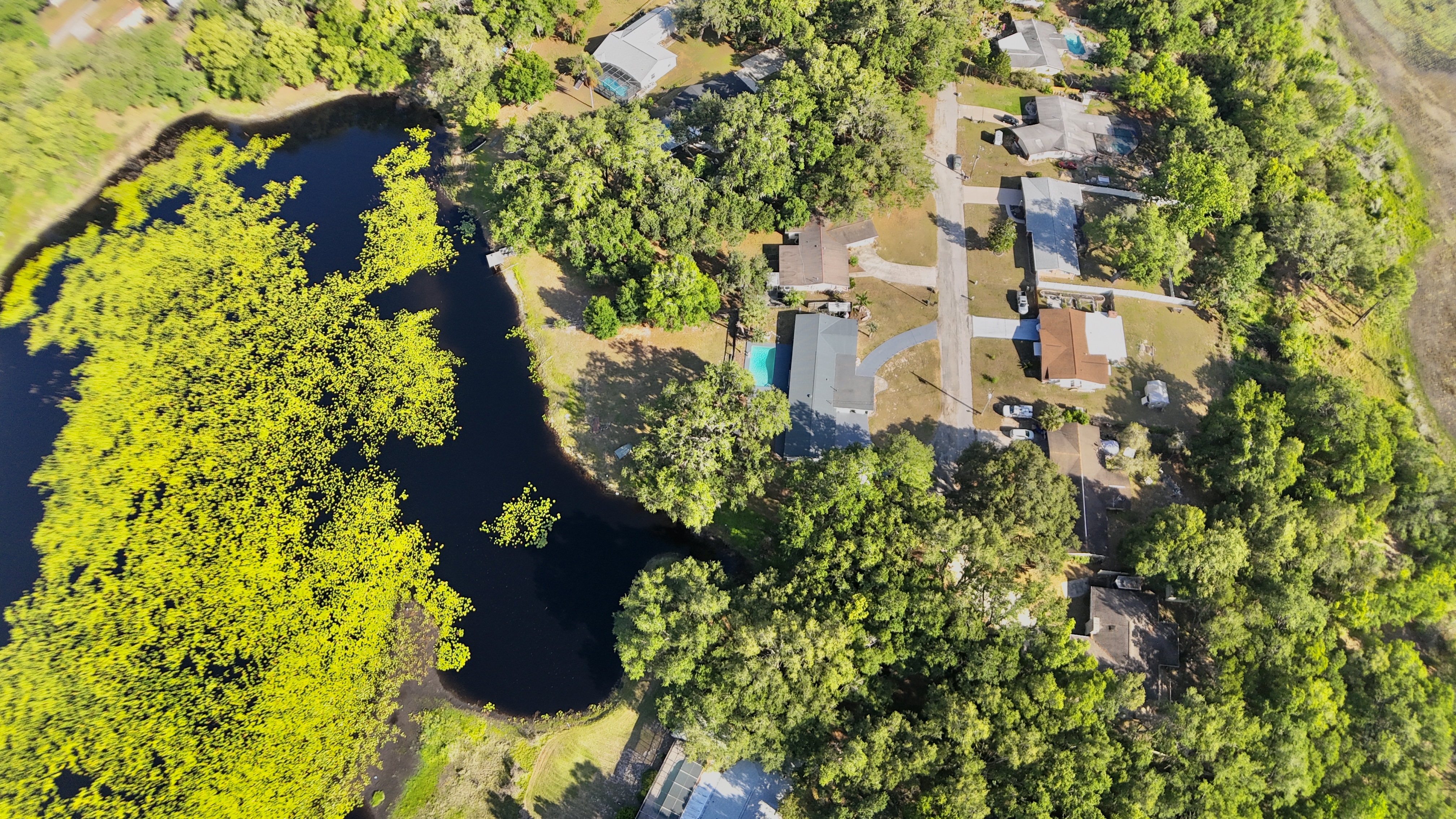 Aerial — Full Water View