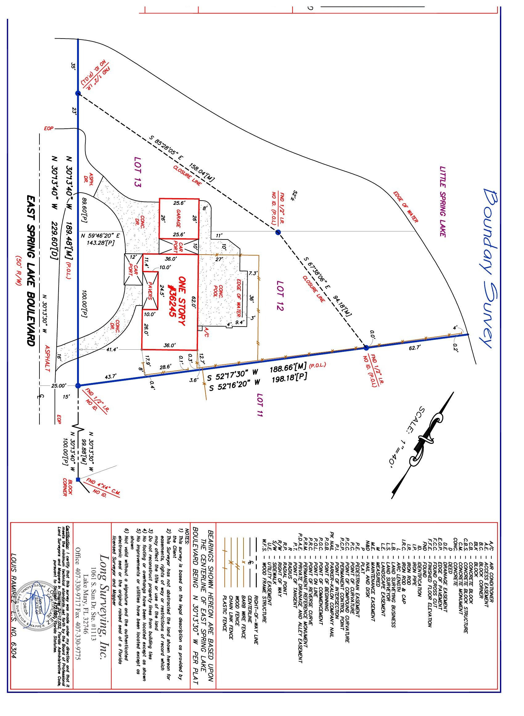 Official Boundary Survey